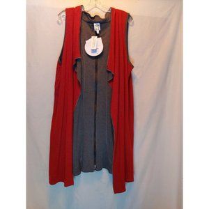 Parsley And Sage Reversible Sleeveless Long Vest Size 1X